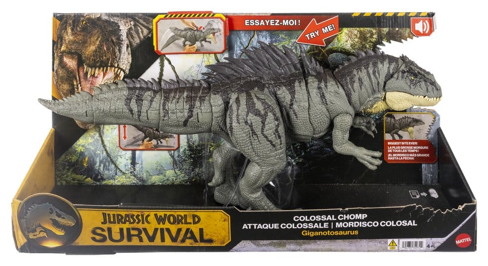 Jurassic World: Survival Action Figure Colossal Chomp Giganotosaurus 71 cm