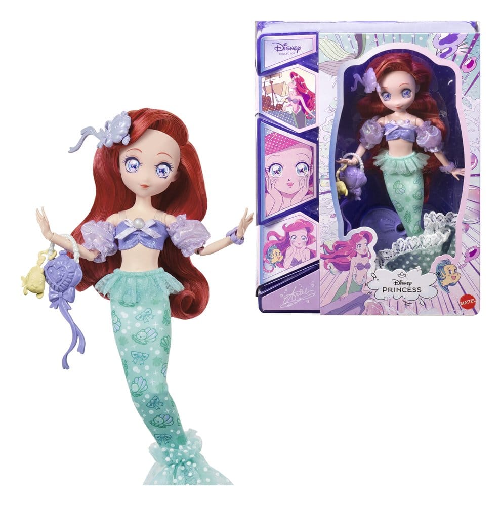 Disney Princess Doll Manga Ariel 22 cm