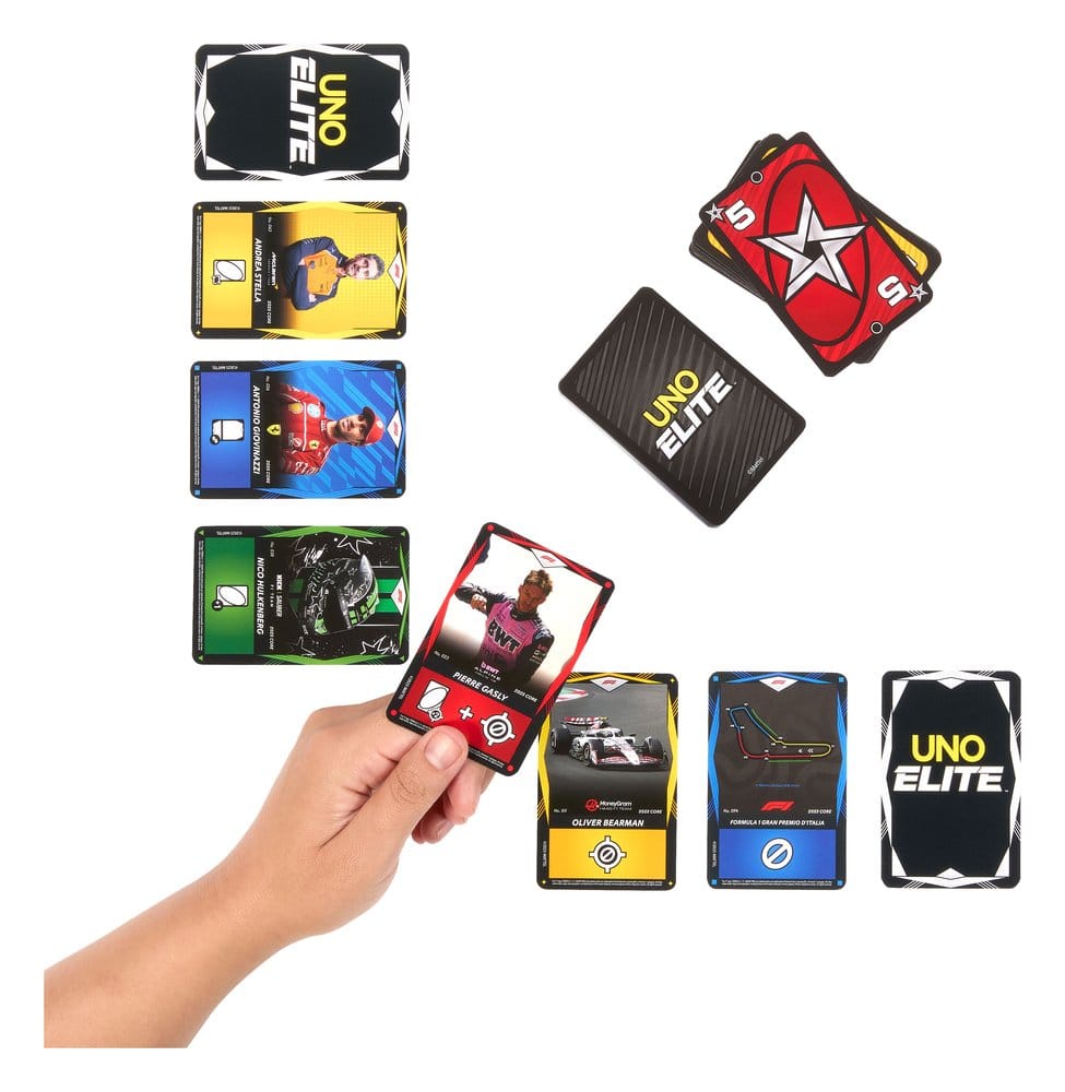 Formula 1 UNO Card Game Elite F1 Starter Set