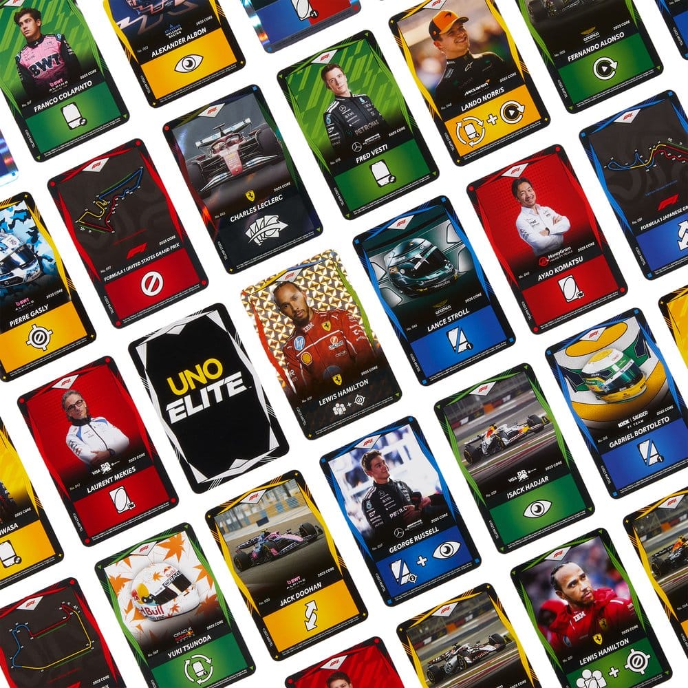 Formula 1 UNO Card Game Elite F1 Starter Set