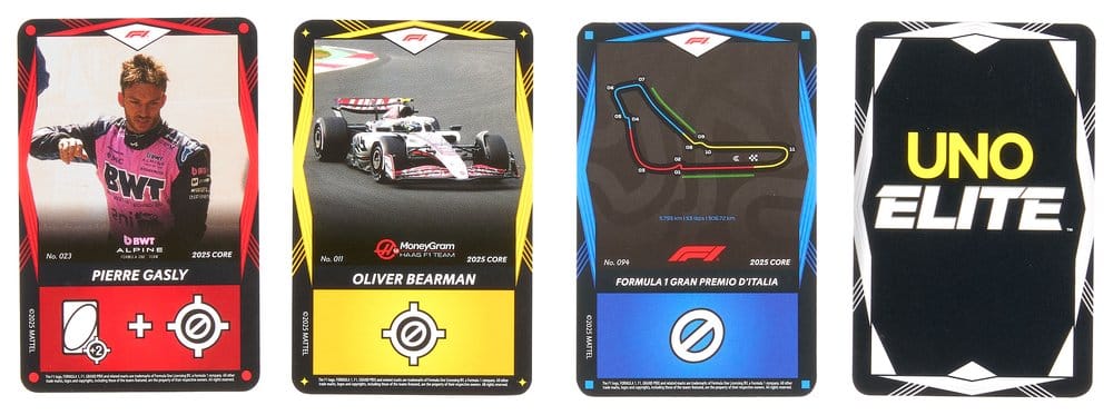Formula 1 UNO Card Game Elite F1 Starter Set