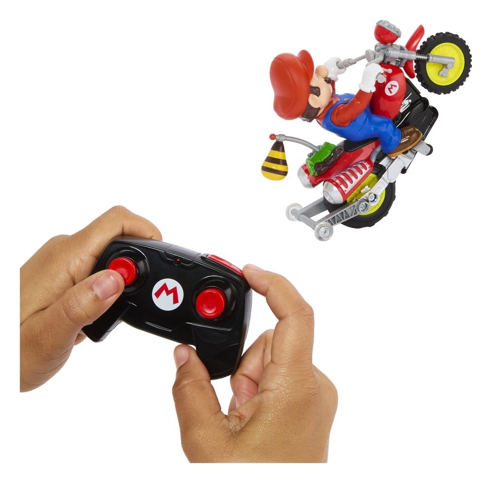 The Super Mario Galaxy Movie Hot Wheels RC Vehicle Mario Wheelie Motocross