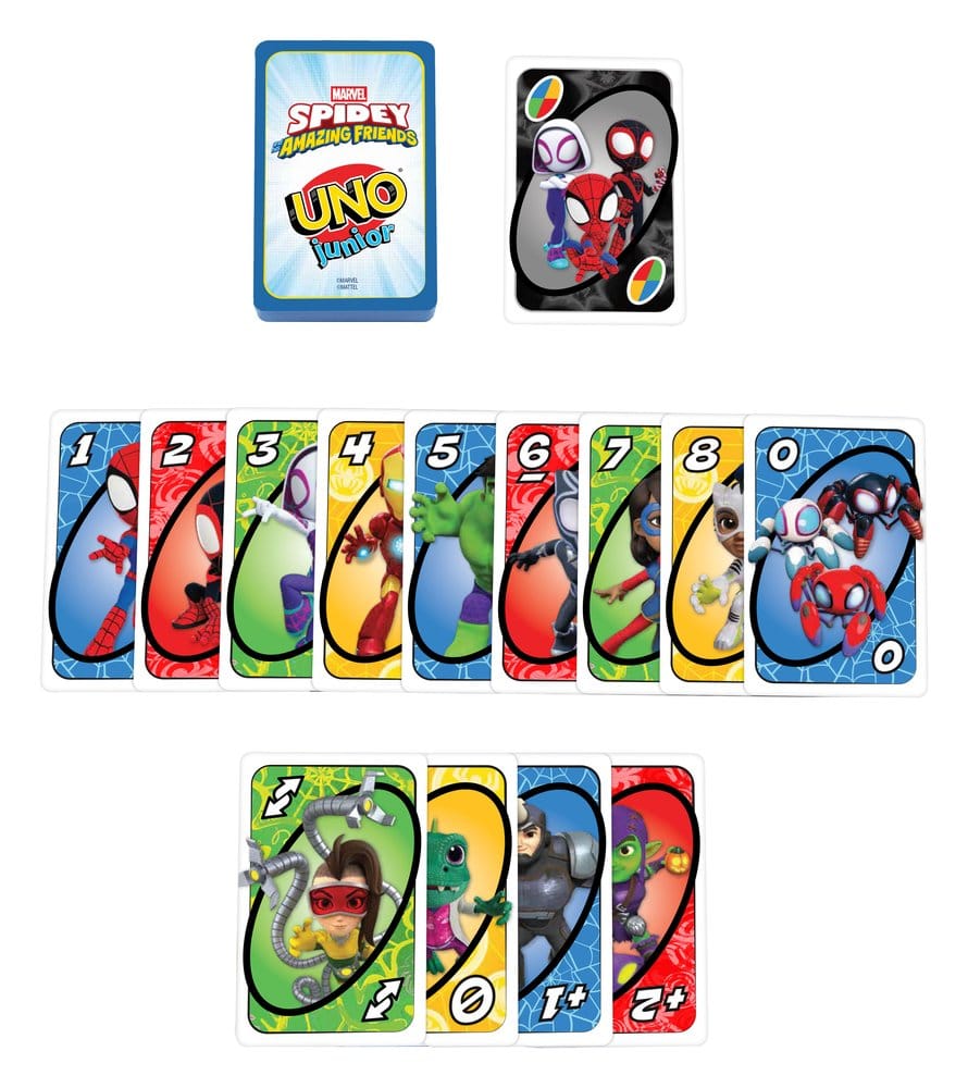 Spidey & His Amazing Friends UNO Junior Card Game
