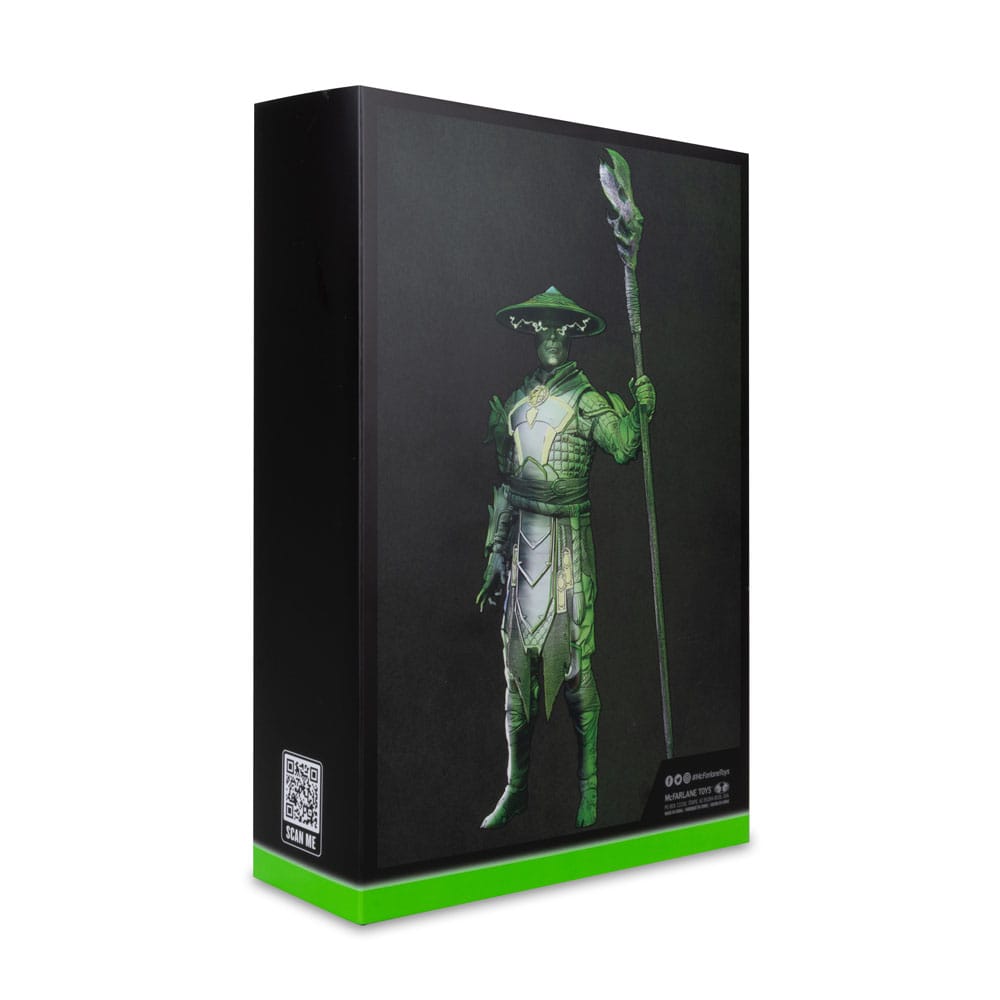 Mortal Kombat Action Figure Glow in the Dark Edition Raiden (Gold Label) 18 cm