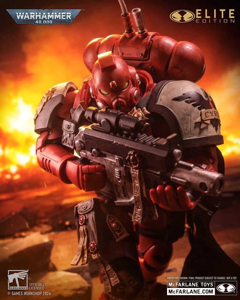 Warhammer 40,000 Dawn of War McFarlane Elite Edition Action Figure Captain Cyrus (Dawn of War 4) 20 cm