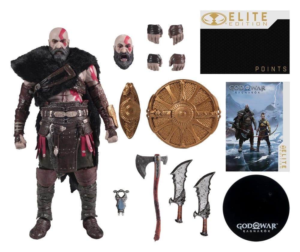 God of War Ragnarok McFarlane Elite Edition Deluxe Action Figure Kratos #18 18 cm
