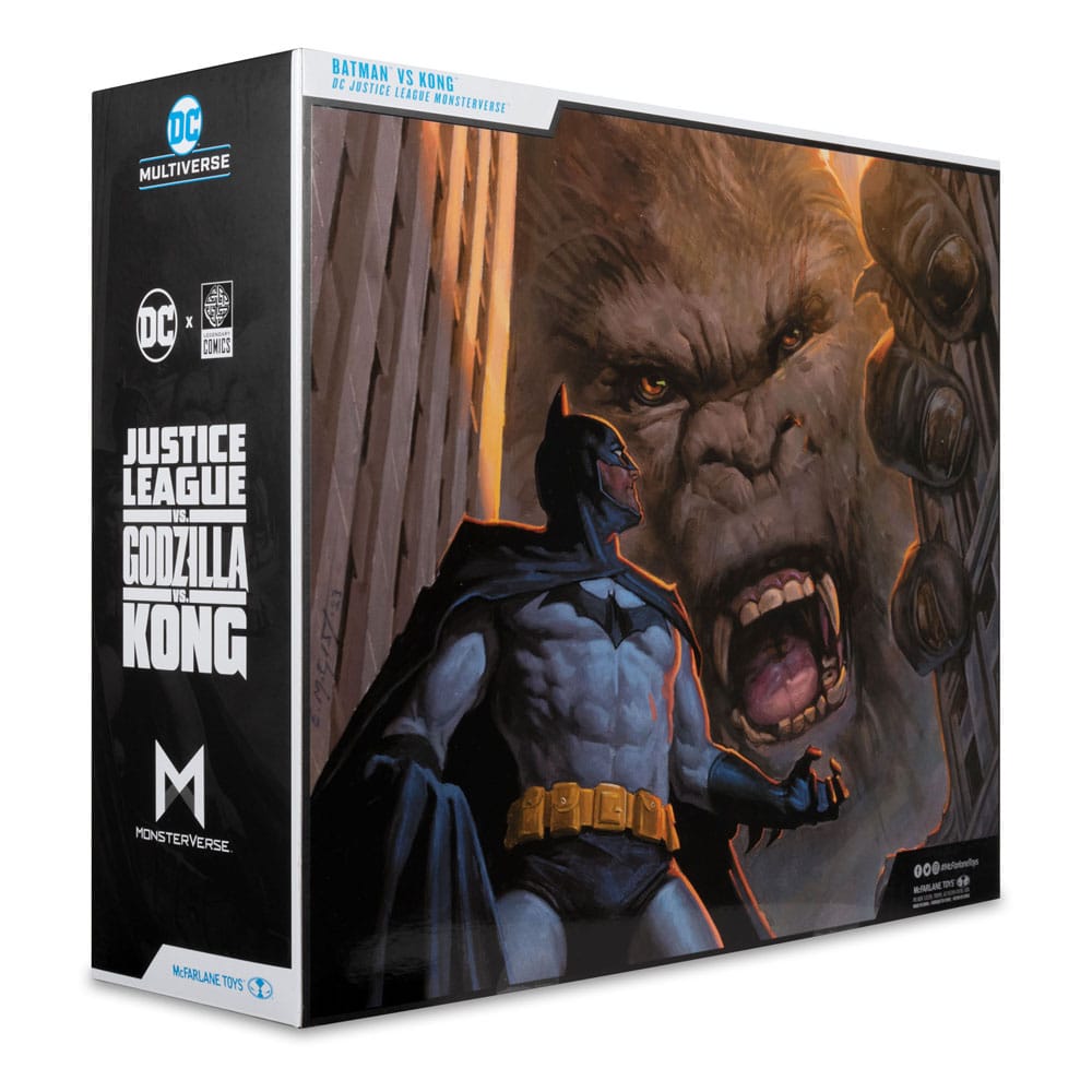 DC Justice League Monsterverse DC Multiverse Action Figures 2-Pack Batman & Kong 29 cm