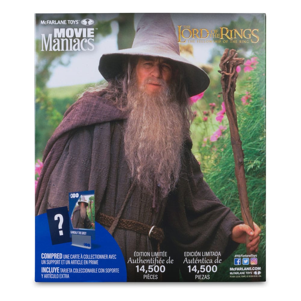 Lord of the Rings Movie Maniacs Action Figure Gandalf 18 cm