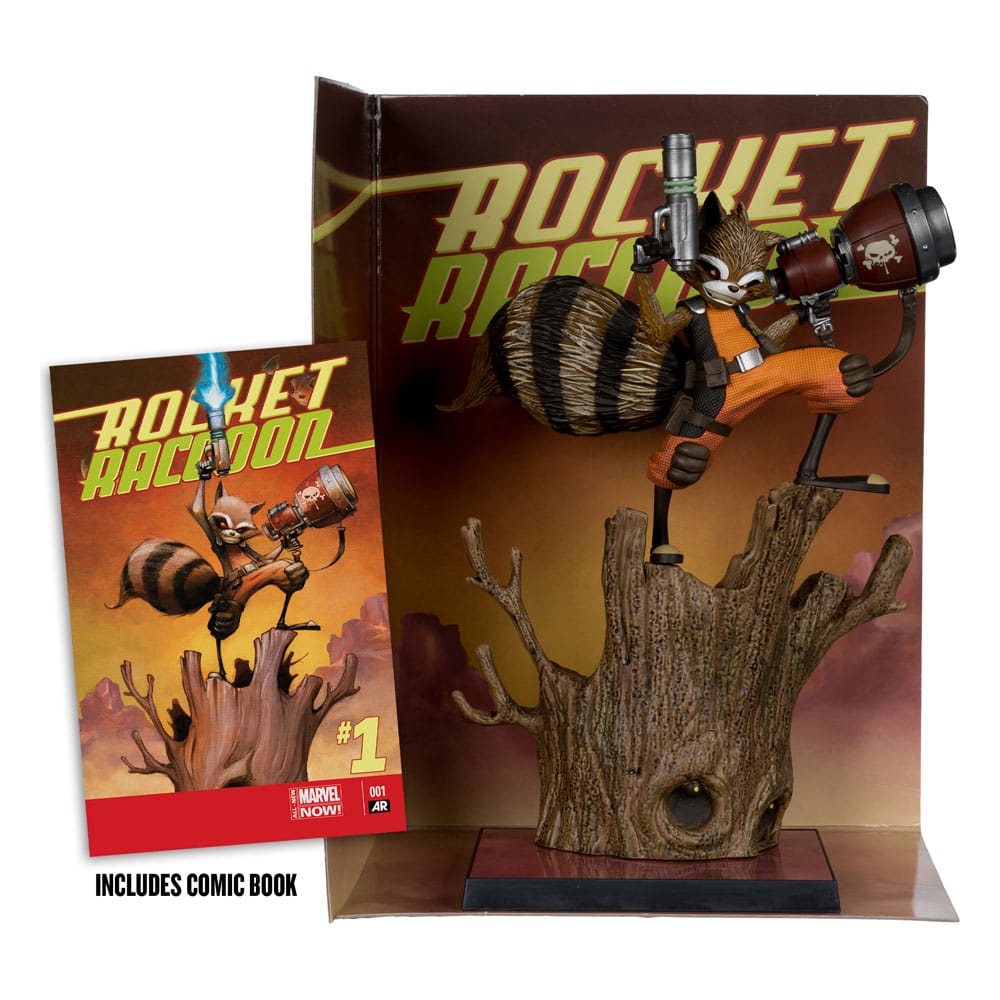 Marvel Collection PVC Statue 1/6 Rocket Raccoon (Rocket Raccoon: A Chasing Tale #1) 18 cm
