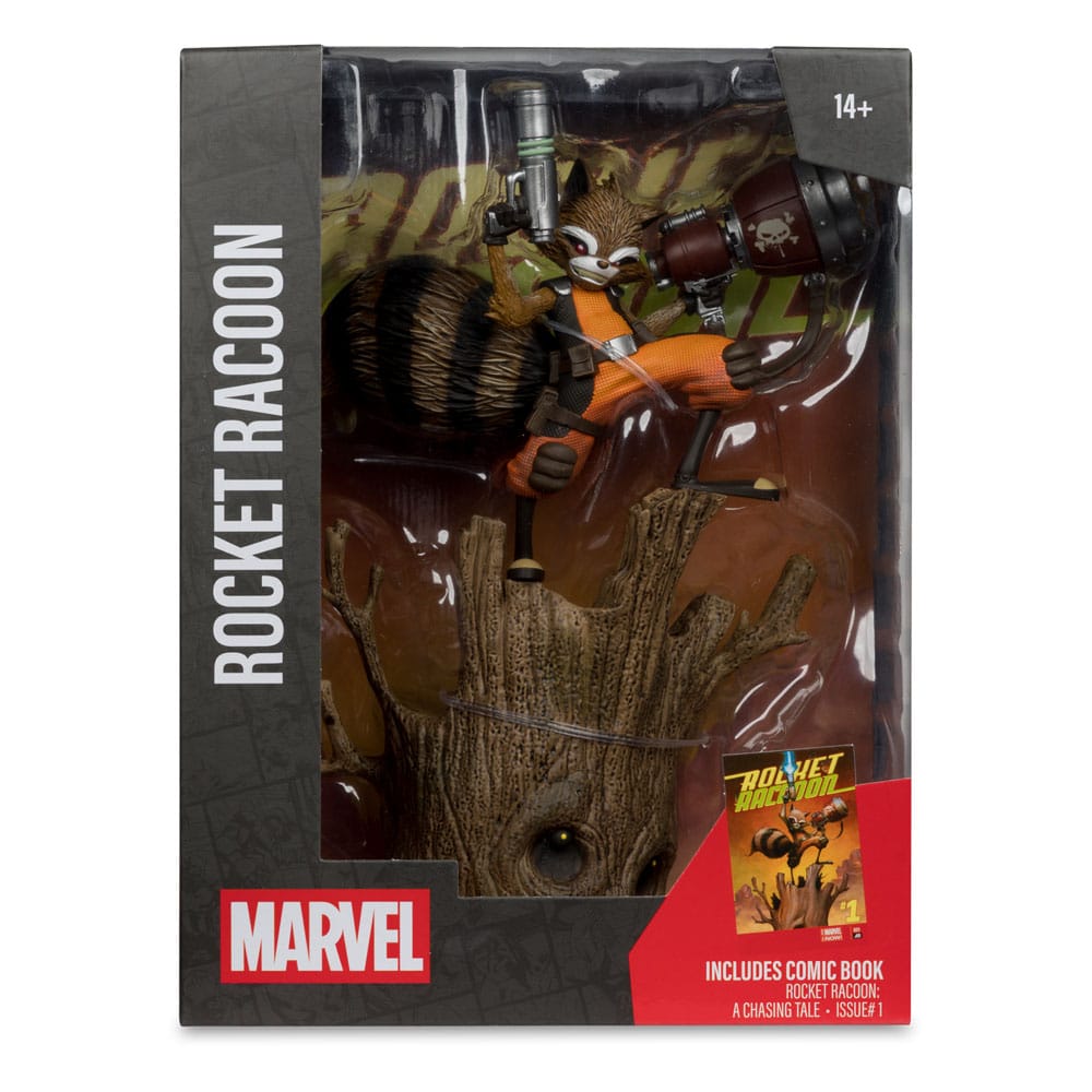 Marvel Collection PVC Statue 1/6 Rocket Raccoon (Rocket Raccoon: A Chasing Tale #1) 18 cm