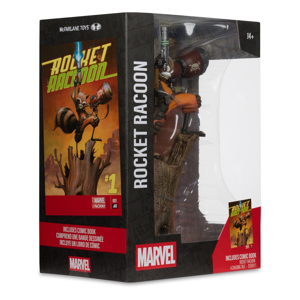 Marvel Collection PVC Statue 1/6 Rocket Raccoon (Rocket Raccoon: A Chasing Tale #1) 18 cm