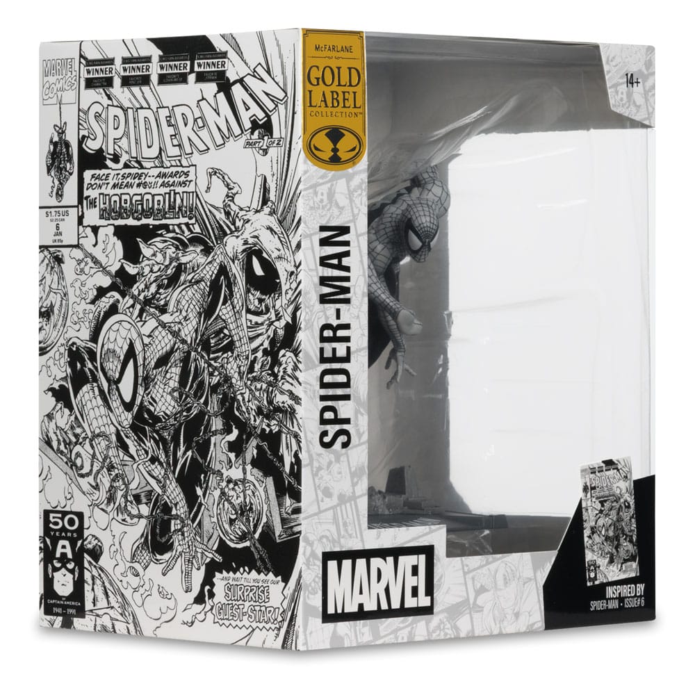 Marvel Collection PVC Statue 1/10 Spider-Man (Spider-Man #6)(Line Art)(Gold Label) 10 cm