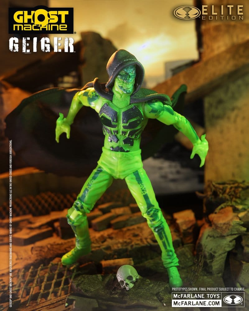 Ghost Machine McFarlane Elite Edition Deluxe Action Figure Geiger 18 cm
