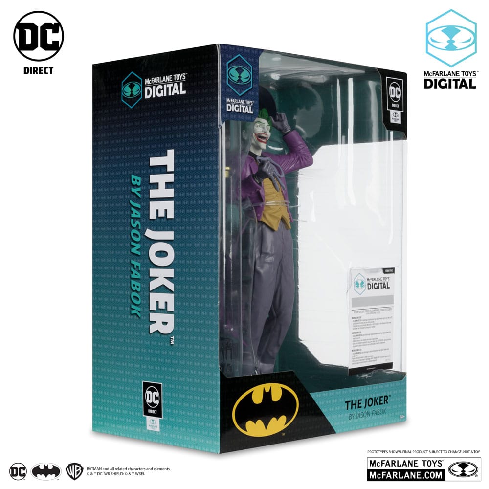 DC Direct PVC Statue 1/6 The Joker by Jason Fabok (McFarlane Digital) 29 cm