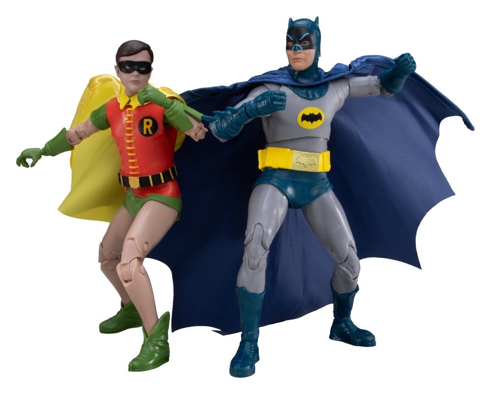 Batman Classic TV Series DC Multiverse McFarlane Collector Edition Action Figure 2-Pack Batman and Robin 18 cm