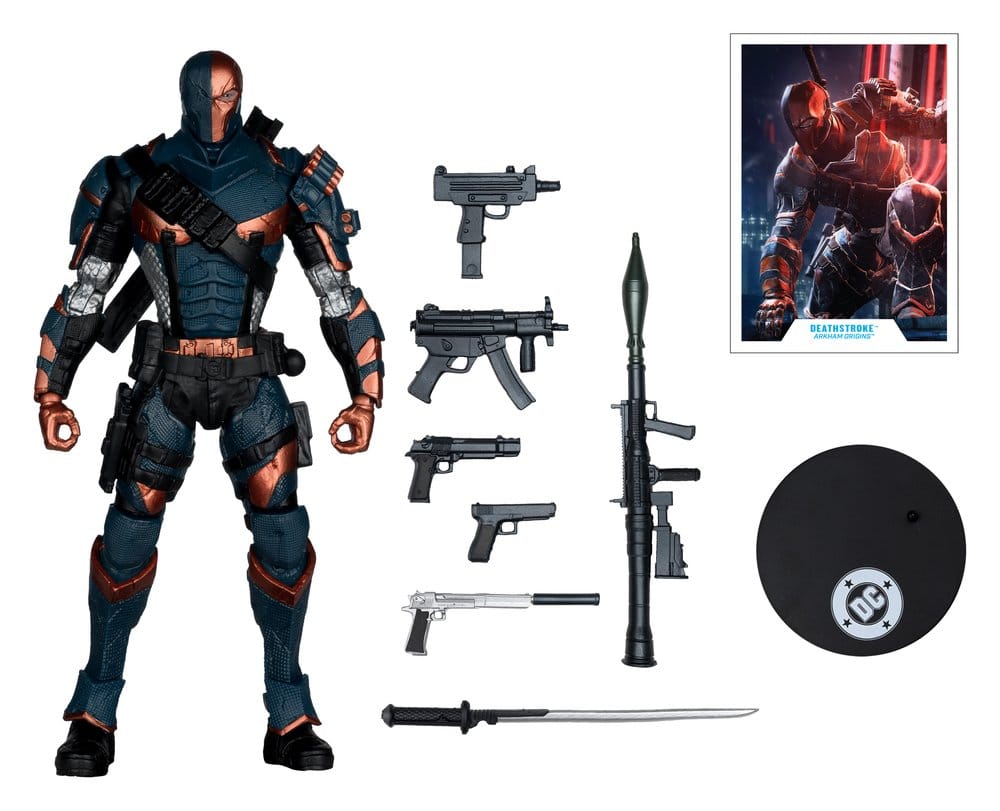 Arkham Origins DC Multiverse Action Figure Deathstroke 19 cm
