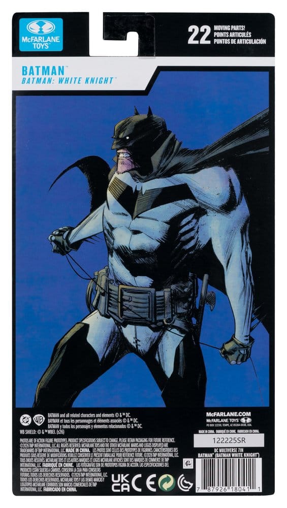 DC Multiverse Action Figure White Knight Batman (Blister Card) 18 cm