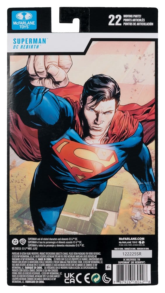 DC Multiverse Action Figure Superman (Rebirth) (Blister Card) 18 cm