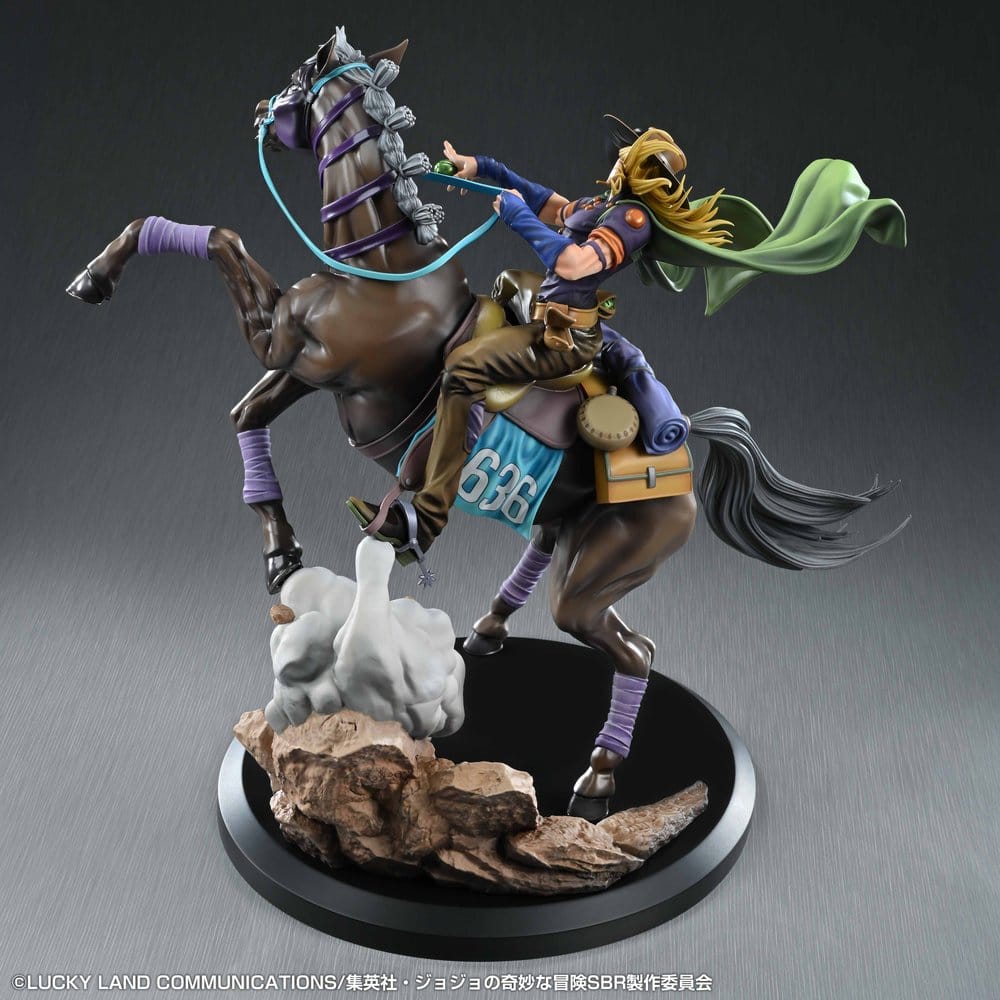 JoJo's Bizarre Adventure: Steel Ball Run Figure Gyro Zeppeli & Valkyrie 31 cm
