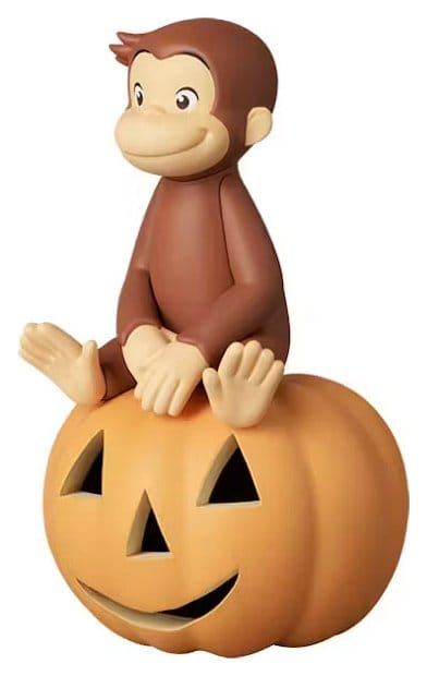 Curious George UDF Mini Figure w/Pumpkin 6 cm