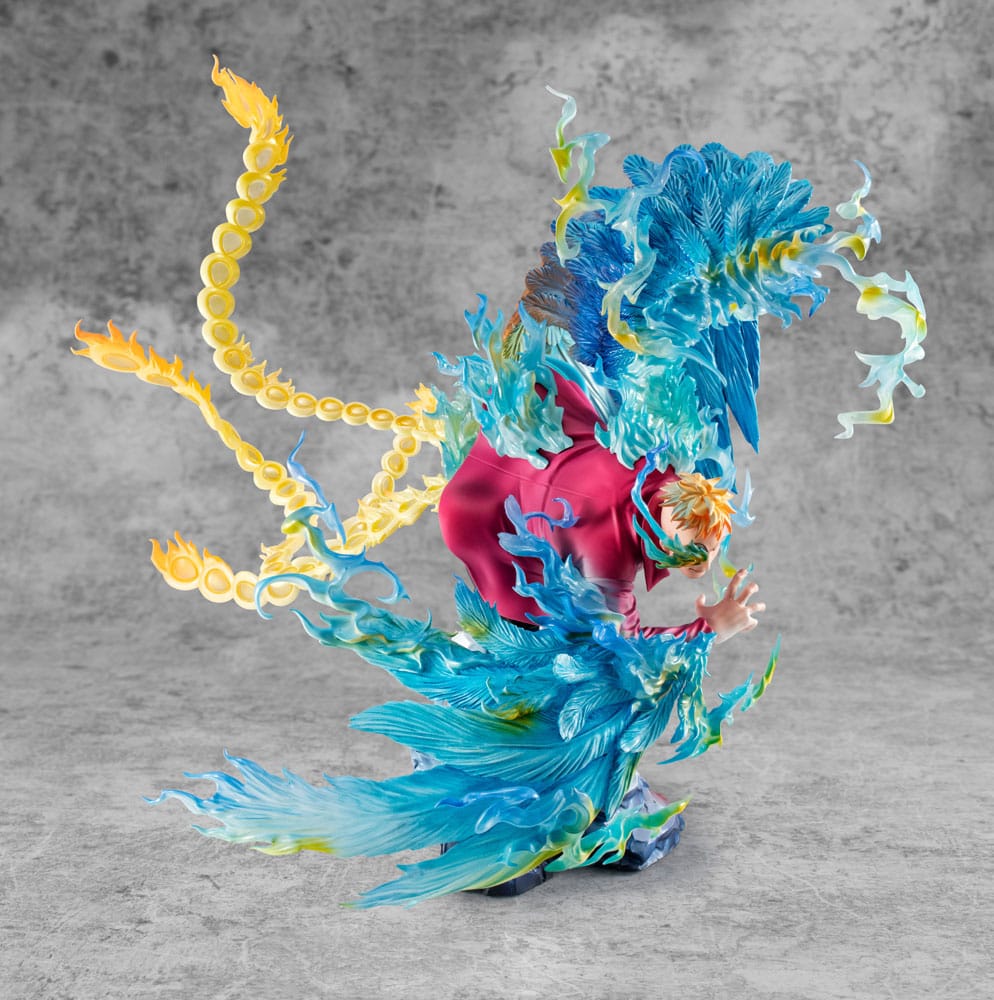 One Piece P.O.P MAS Maximum PVC Statue Marco the Phoenix Leader of 1st group of Whitebeard Pirates 32 cm