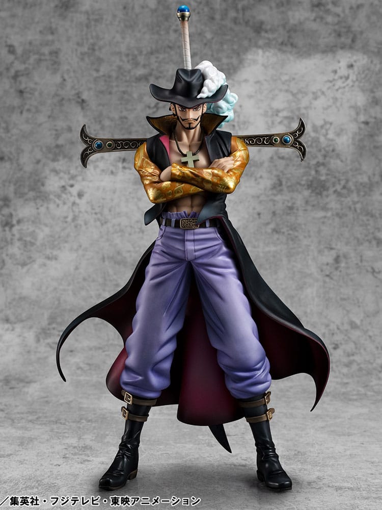One Piece P.O.P SA-MAXIMUM PVC Statue Hawk Eye Dracule Mihawk Ver. R 29 cm