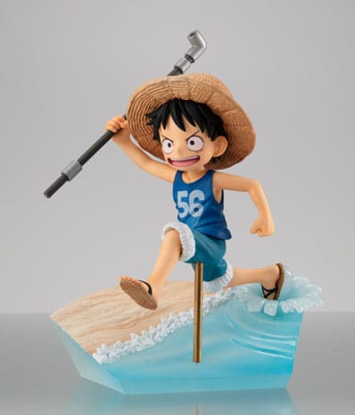 One Piece G.E.M. Series PVC Statue Monkey D. Luffy Run! Run! Run! 15th anniversary Ver. 12 cm