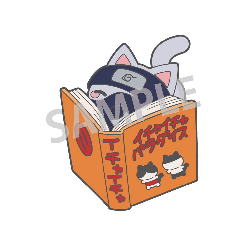 Naruto Mega Cat Project Nyaruto! Enamel Pins Kakashi Hatake 5 cm Case (48)