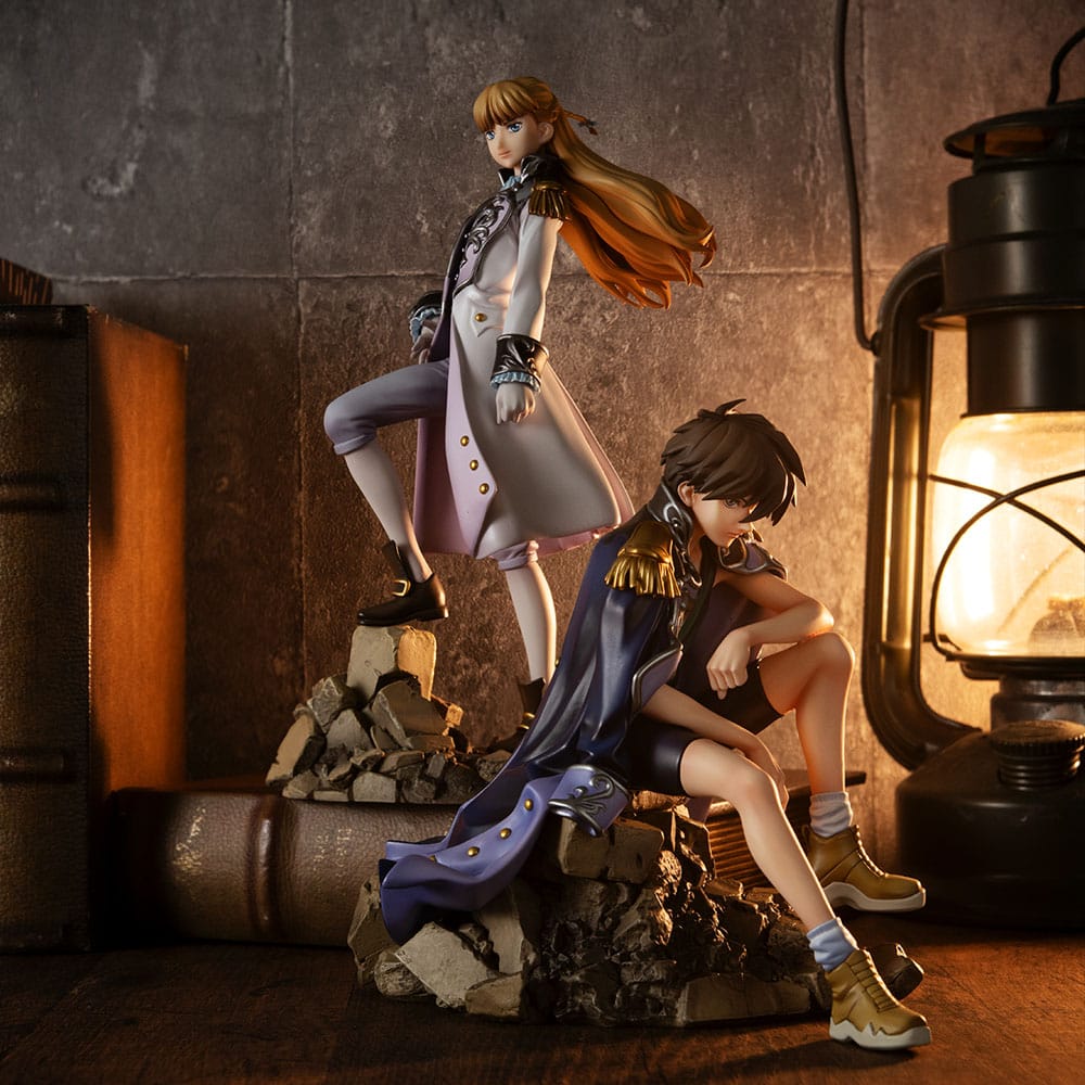 Mobile Suit Gundam Wing Alpha x Omega PVC Statue 1/8 Heero Yuy & Relena Peacecraft Set 30th Anniversary Repaint Ver. 14 cm