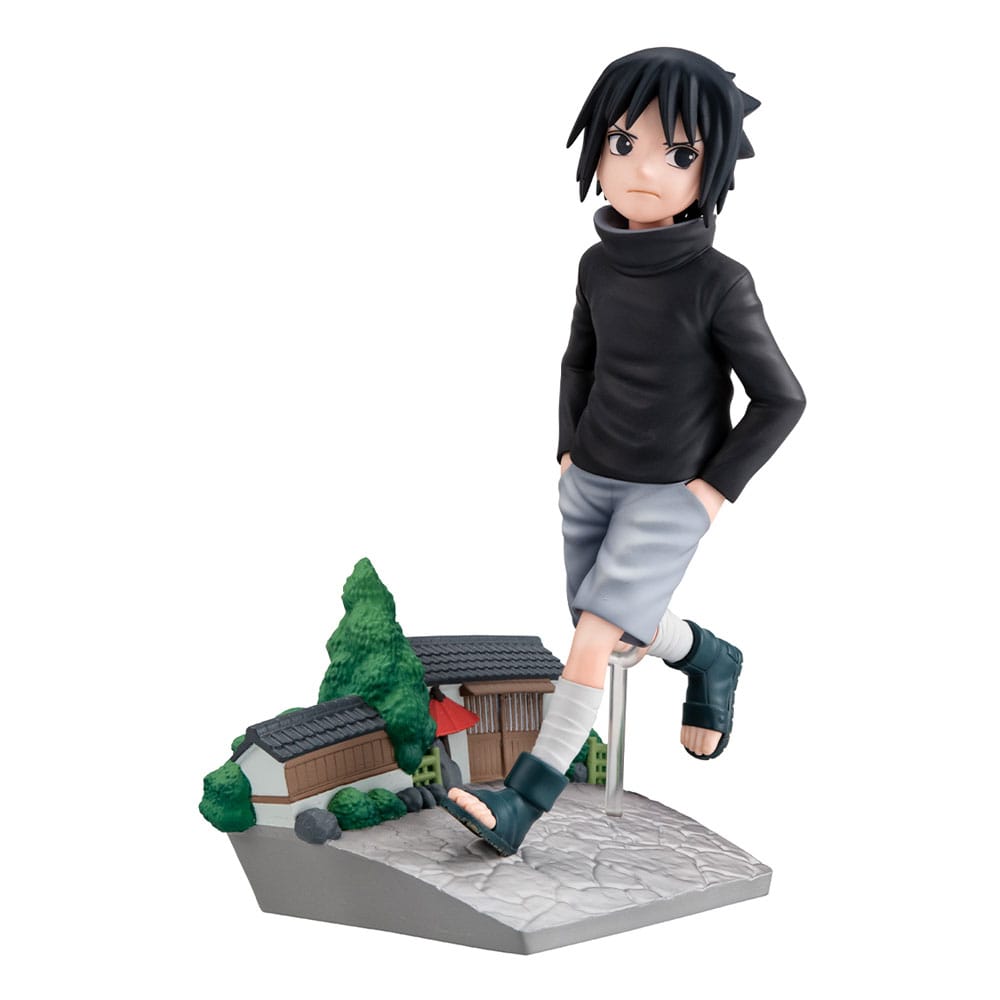 Naruto Shippuden G.E.M. Series PVC Statue Sasuke Uchiha GO! 14 cm (with gift)