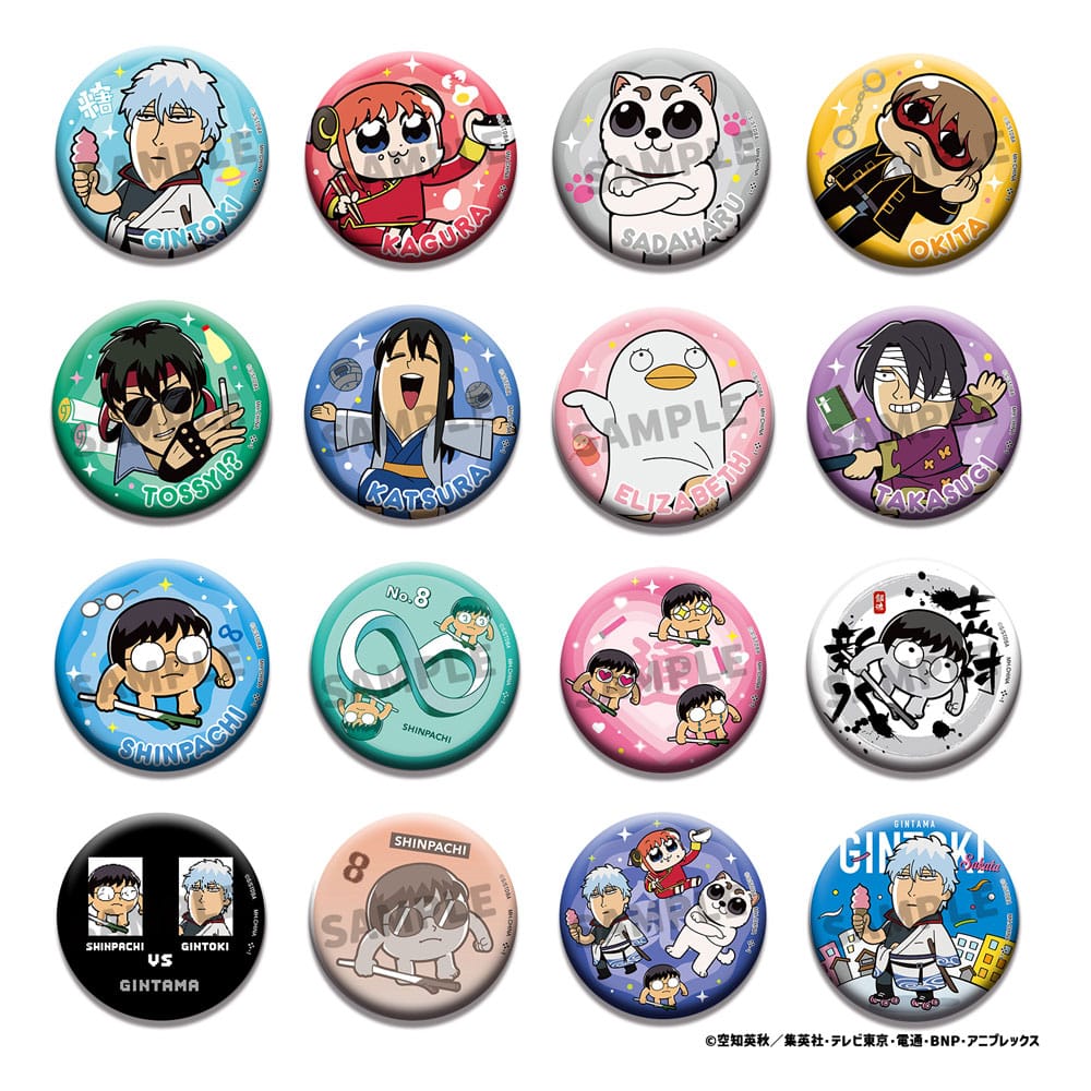 Gintama Enamel Pin Gintama Oshanti 5 cm Assortment (16)