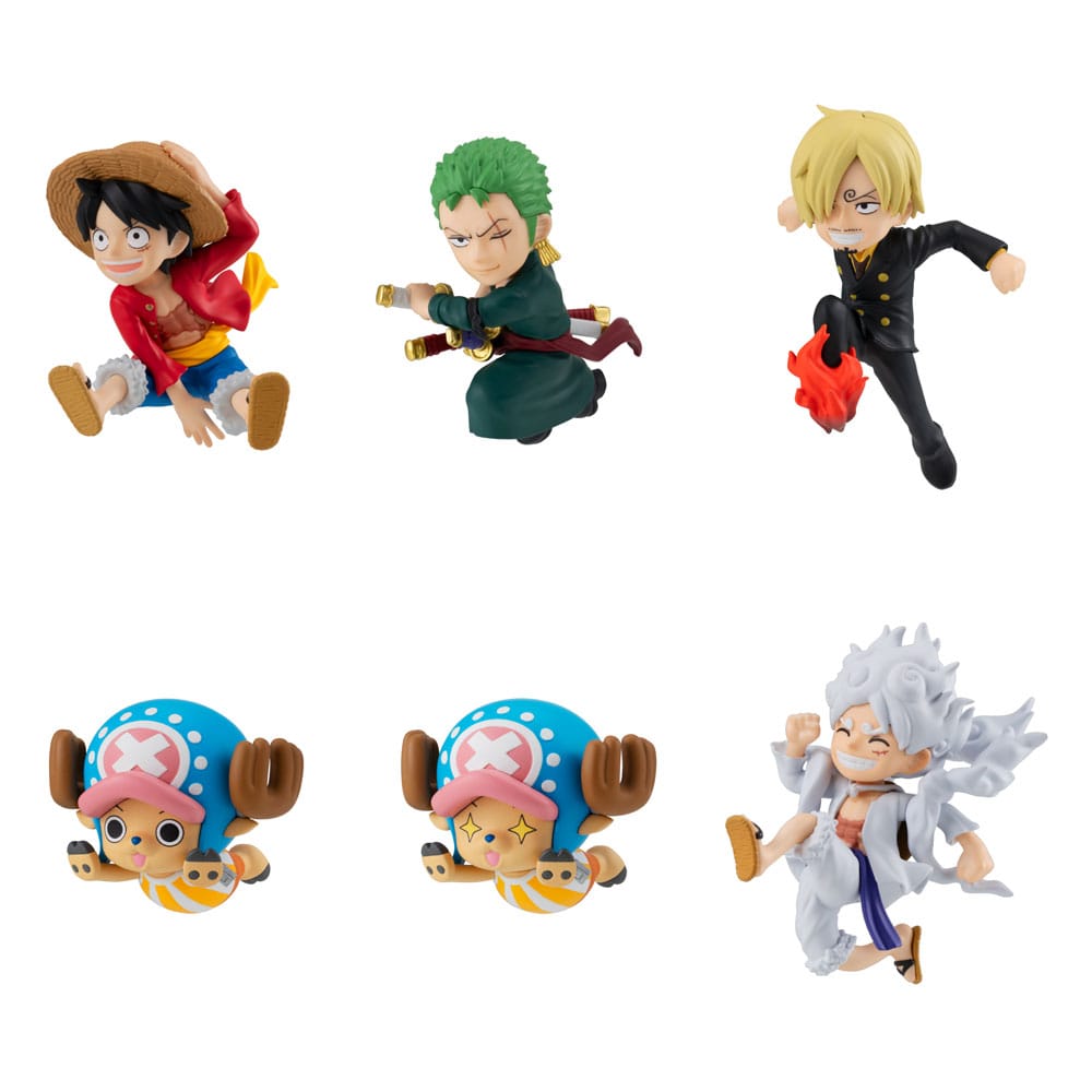 One Piece Tobimasu Trading Figure 5 cm Blind Box Assortment (6)