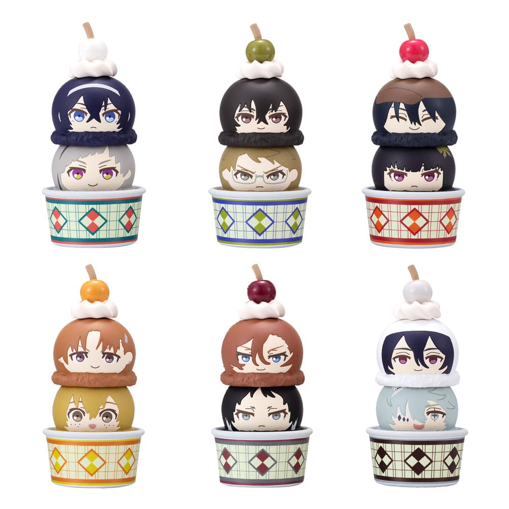 Bungo Stray Dogs Tsumichen Stack up & Change Trading Figure 6-Pack 8 cm (with gift)