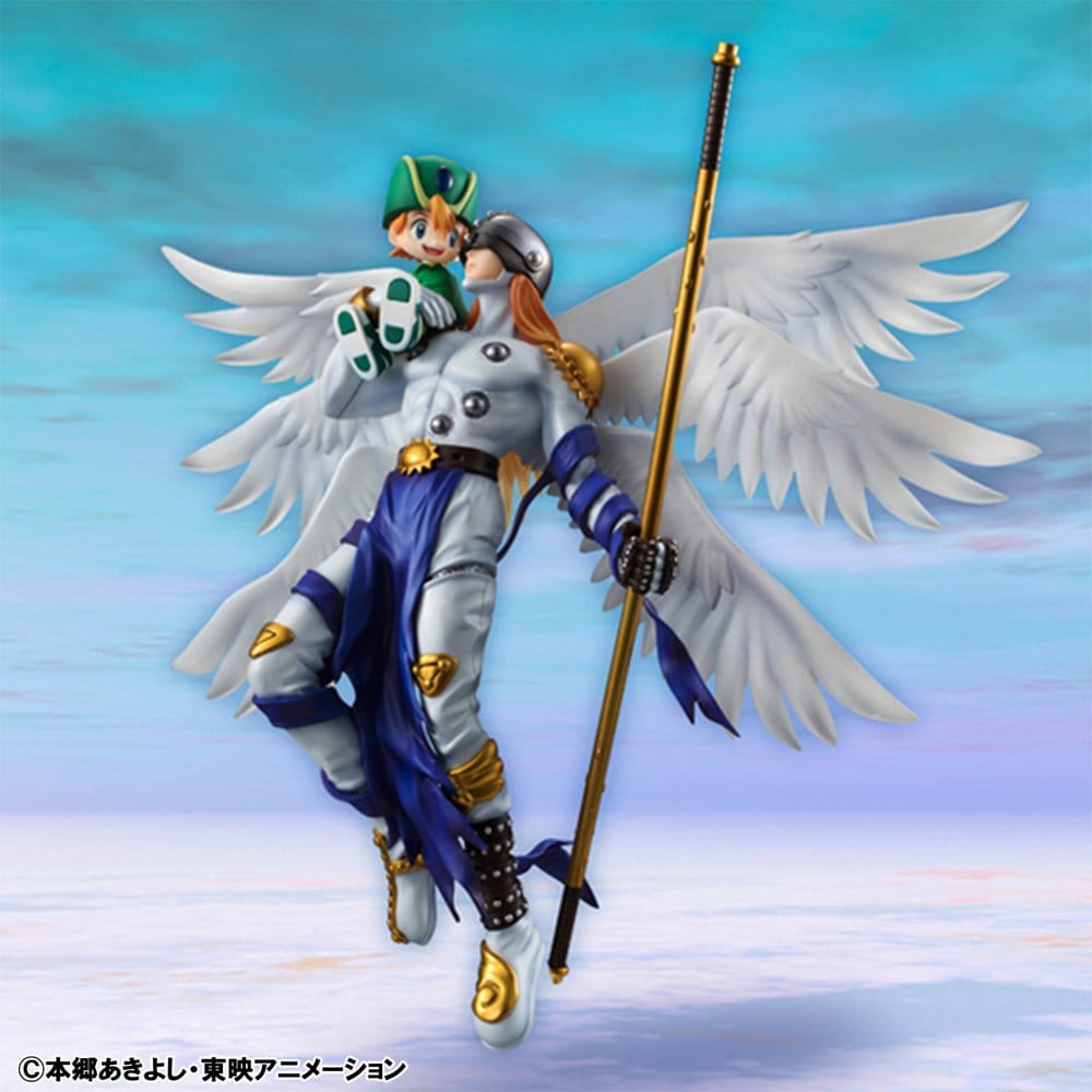 Digimon Adventure G.E.M. Series PVC Figure Angemon & Takeru Takaishi 22 cm (Repeat)
