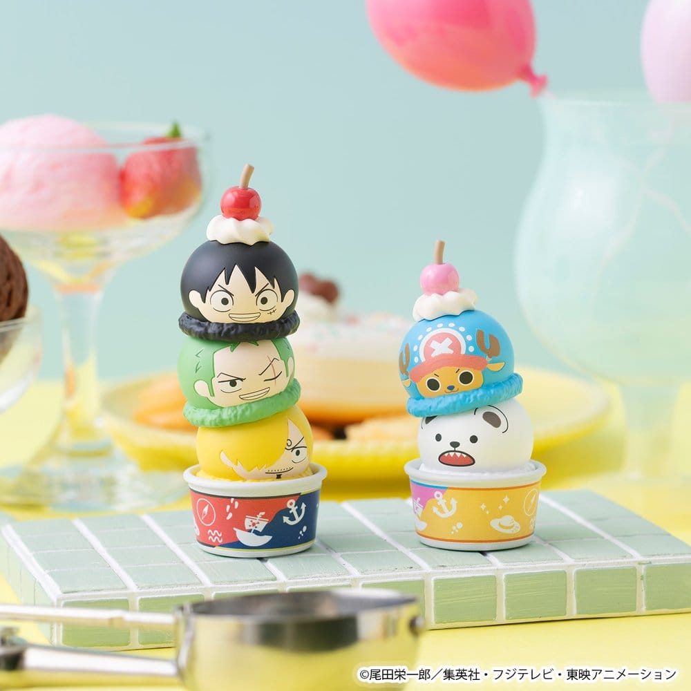 One Piece Tsumichen Stack up & Change Trading Figure 6-Pack 8 cm (with gift)