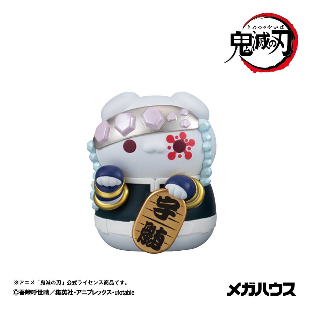 Demon Slayer: Kimetsu no Yaiba Mega Cat Project Mini Figures 6 cm Demon Slayer Fortune Cats ver. 02 Blind Box Display (8) (Repeat)