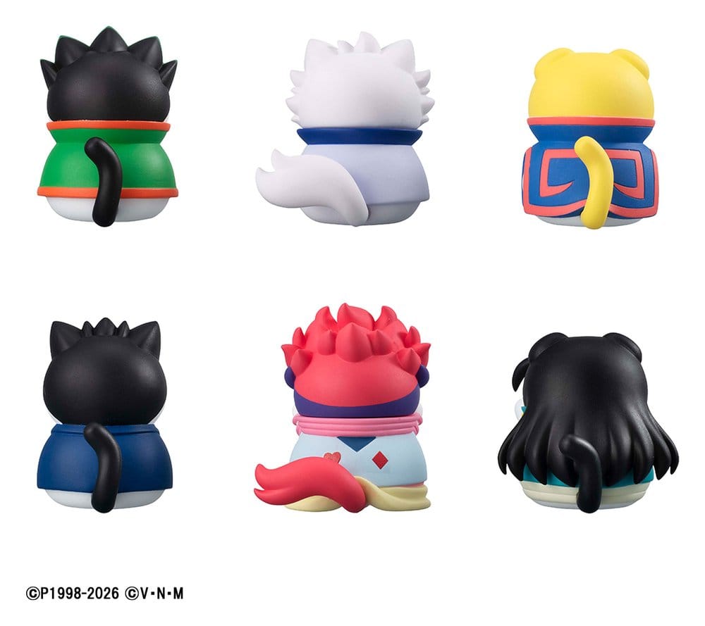 Hunter x Hunter Mega Cat Project Mini Figures Nyanter x Nyanter Hunter x Cat 3 cm Blind Box Assortment (8)