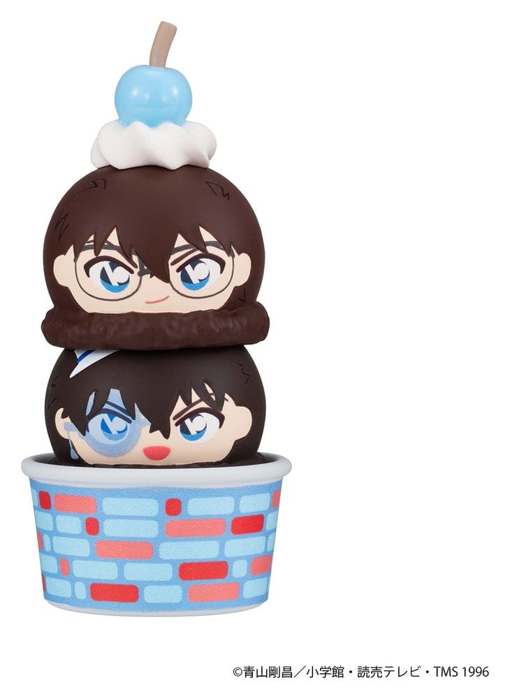 Detective Conan Tsumichen Stack Up & Change Mini Figures 8 cm Blind Box Assortment (6) (with gift)