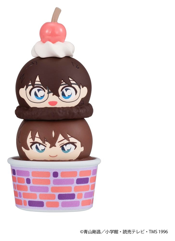 Detective Conan Tsumichen Stack Up & Change Mini Figures 8 cm Blind Box Assortment (6) (with gift)
