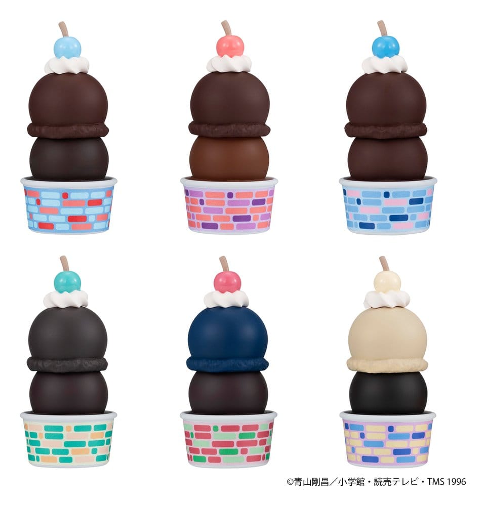 Detective Conan Tsumichen Stack Up & Change Mini Figures 8 cm Blind Box Assortment (6) (with gift)