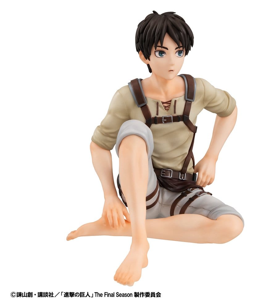 Attack on Titan G.E.M. Series PVC Figures 2-Pack Eren Yeager & Squad Captain Levi Palm Size