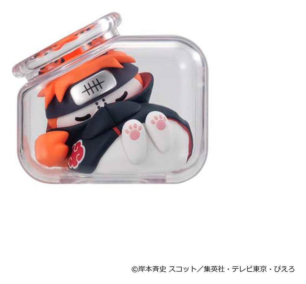 Naruto Shippuden Mega Cat Project Mini Figures Good Night Nyaruto! Gathering Akatsuki Edition Vol. 2 6 cm Blind Box Display (8)