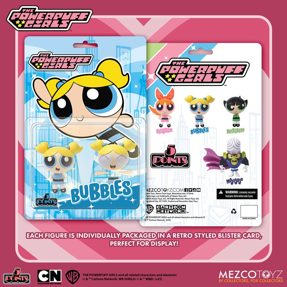 The Powerpuff Girls Christmas Vacation 5 Points Action Figures 10 cm Assortment (16)