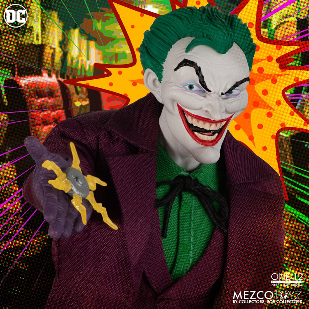 DC Comics Action Figure 1/12 The Joker (Golden Age Edition) 16 cm