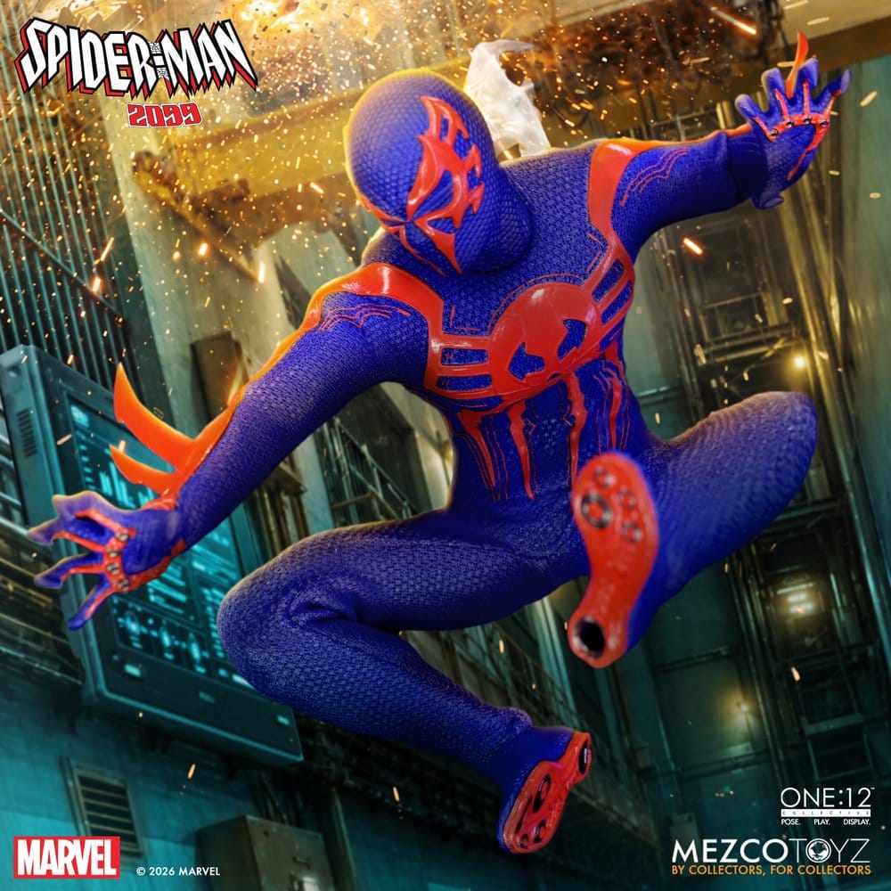 Marvel Comics One:12 Collective Action Figure 1/12 Spider-Man 2099 17 cm
