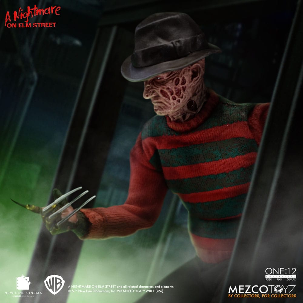 Nightmare On Elm Street Action Figure 1/12 Freddy Krueger 17 cm