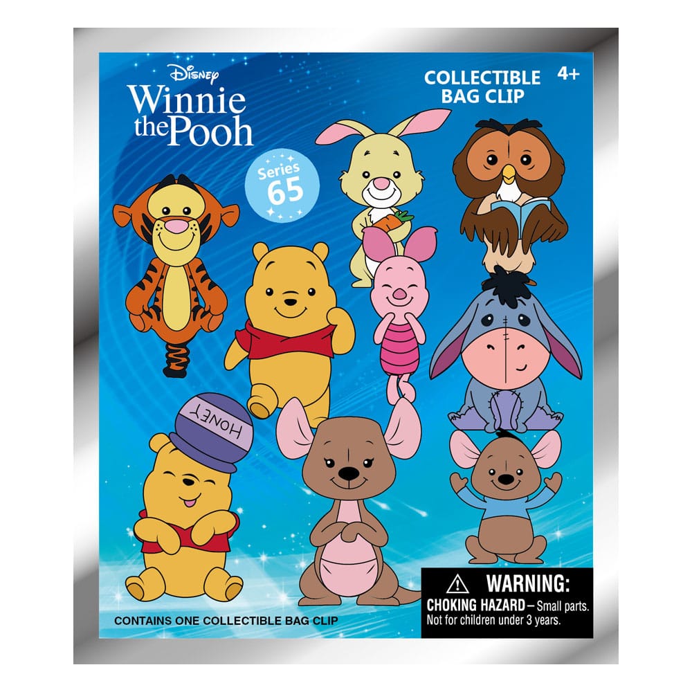 Winnie the Pooh 3D Foam Bag Clips Series 2 Display (24)