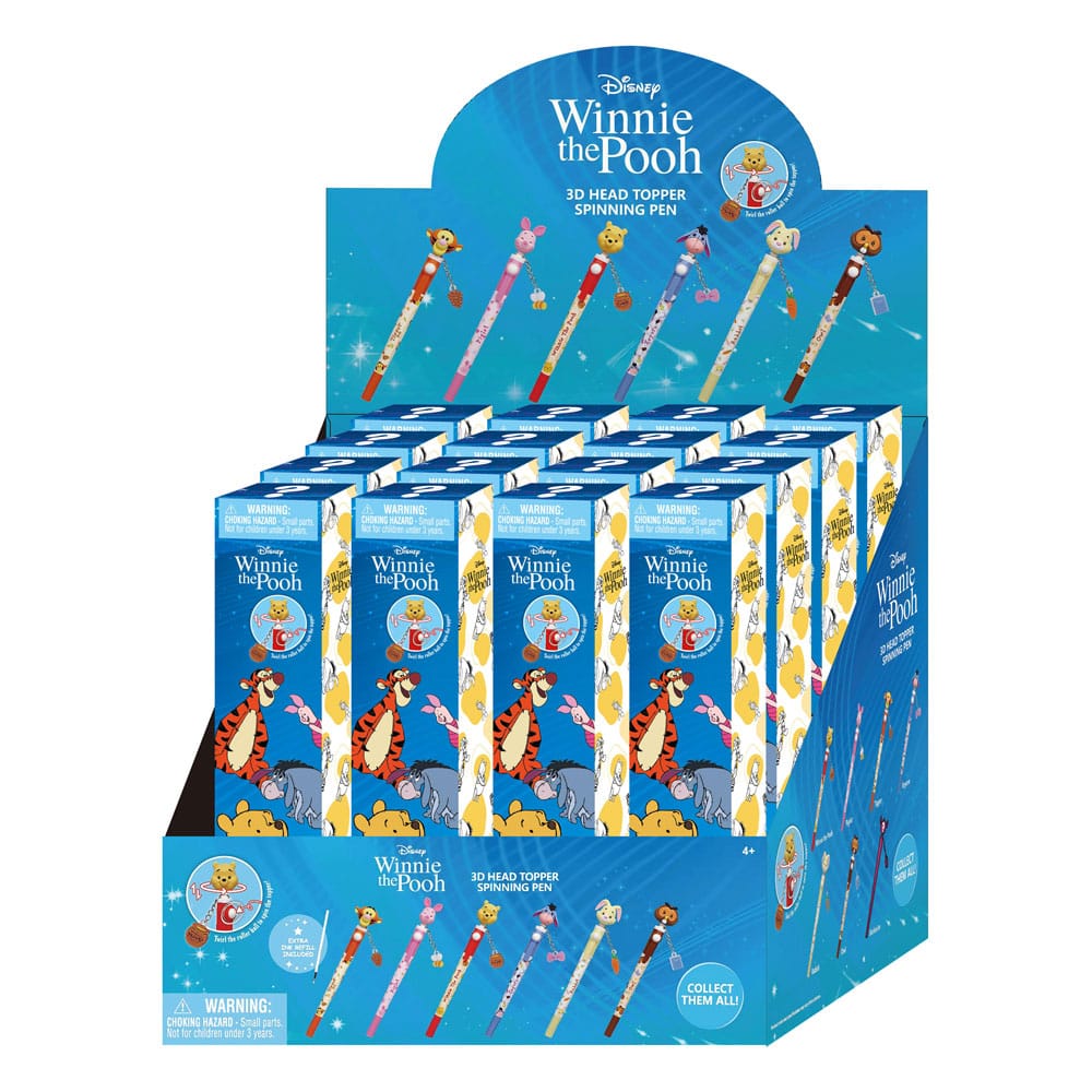 Winnie-the-Pooh 3D Head Topper Spinning Pen