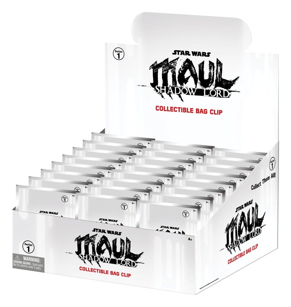 Star Wars: Maul - Shadow Lord 3D Foam Bag Clips Serie 1 Display (24)