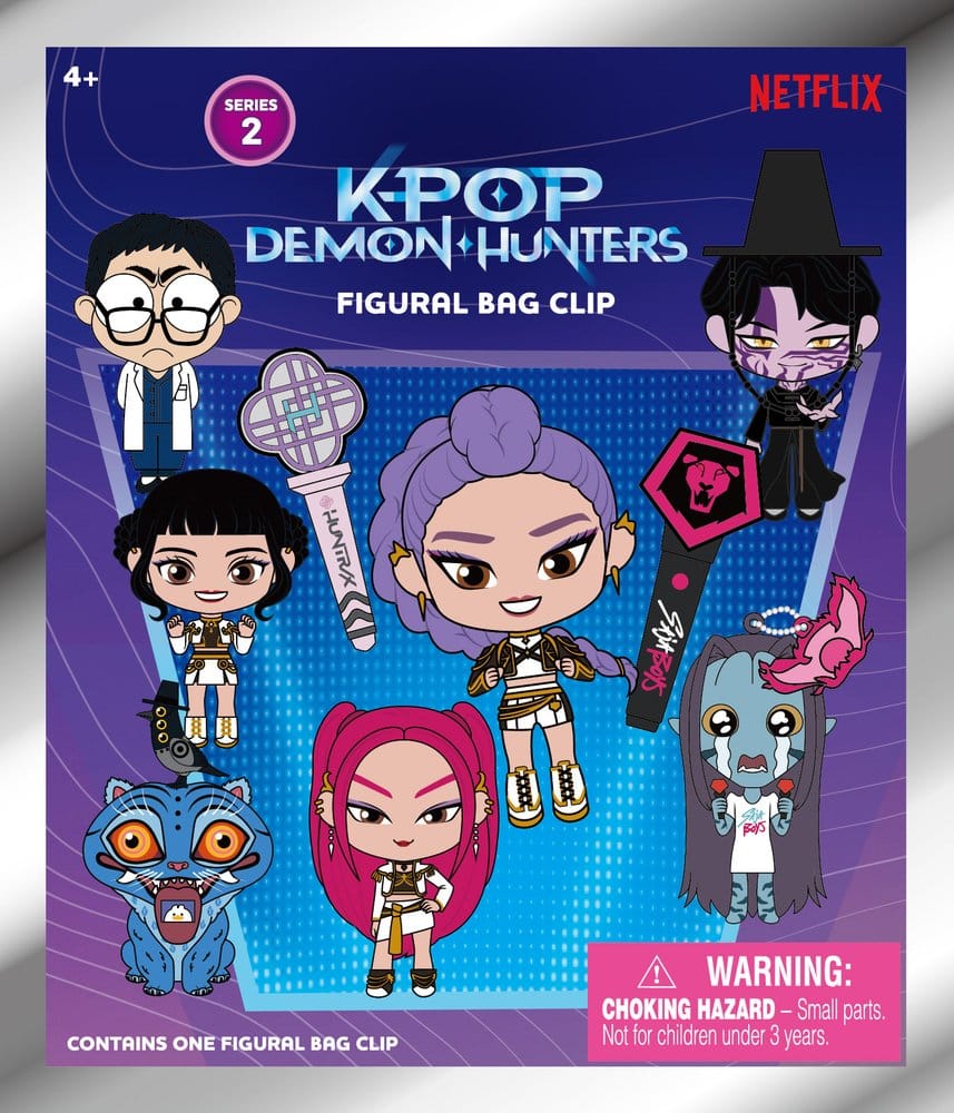 KPop Demon Hunters 3D PVC Bag Clips Series 2 Display (24)